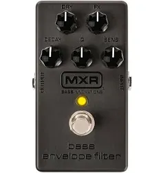 MXR M82B Special Ed. Blackout Bass Envelope Filter Pedal w/ Power, Cables, Cloth