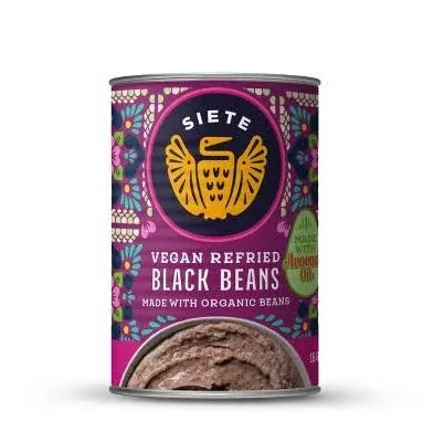 Siete Vegan Refried Black Beans