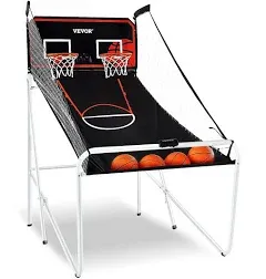 VEVOR Foldable Basketball Arcade Game, 2 Player Indoor Basketball Game, Home Dua