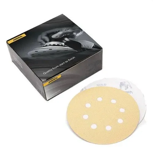 Mirka 23-320-150 Bulldog Gold 5-Inch 8-hole PSA Vacuum Disc 150 Grit