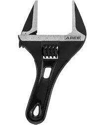 ARES 70303-53mm Stubby Adjustable Wrench Stubby Ultra Thin Design for Quick Access to Tight Spaces