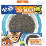 Nerf Cat Scratch &amp; Chase Cat Track With LED Chaser Ball- New!