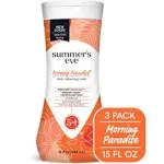 Summer&#039;s Eve Cleansing Wash, Morning Paradise, 15 Fl Oz 15 (Pack of 3)