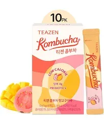 Teazen Kombucha Mango Guava 10 Sticks