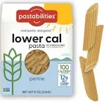 Pastabilities, Lower Calorie Pasta, Penne – 100 Calories per Serving, Low Net Carbs, Low Calorie, Non-GMO, High Fiber, Vegan, Plant-Based, Enhanced Nutrients, Delicious Taste & Texture (8 Ounce, 2 Pack)