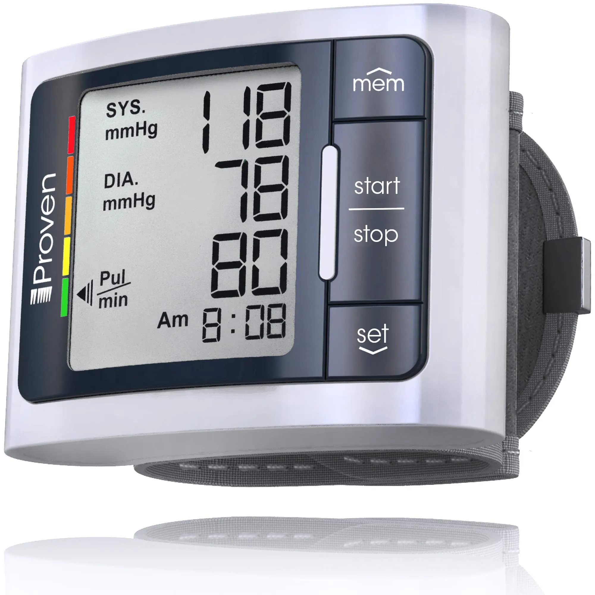 Blood Pressure Monitor Wrist for Home Use, Heart Rate Monitor &amp; Large Blood Pres