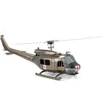 Fascinations Metal Earth Vietnam War UH-1 HUEY HELICOPTER 3D Steel Model Kit