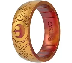 Enso Rings Etched Star Wars - Classic Silicone Ring - Comfortable and Flexible Design