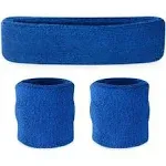 Suddora Sweatbands for Kids, Moisture Wicking 2 Wristbands and 1 Headband Set, Soft and Skin-Friendly Fabric, Moisture-Wicking Athletic Sweat Bands for Basketball, Baseball, Soccer