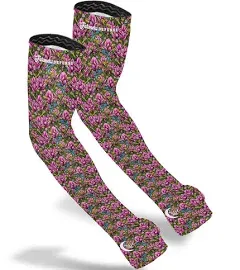 Case of 3: Farmers Defense Protection Sleeves - Small/Medium - Pink Flower B0741483 - Horticulture Source