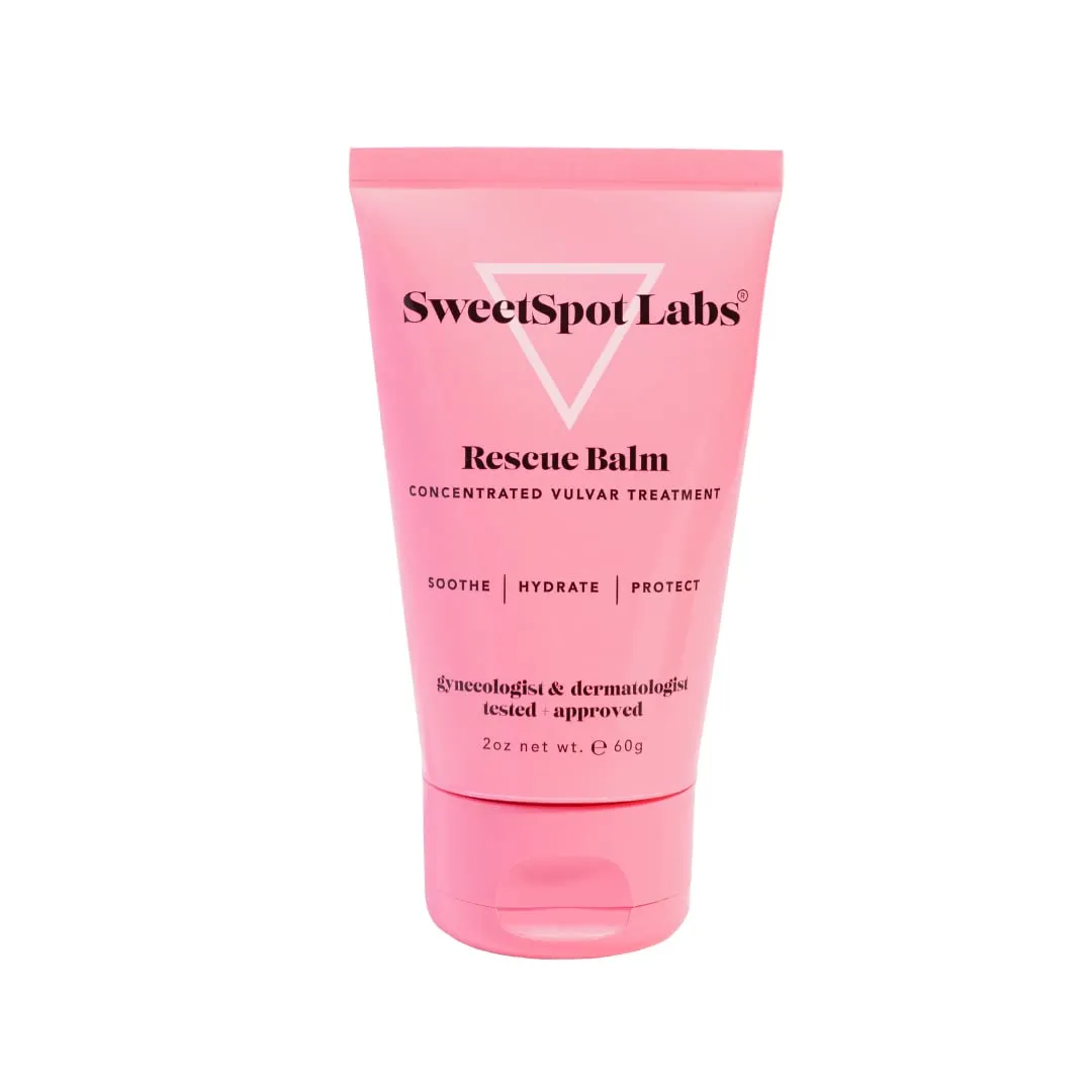 SweetSpots Labs Rescue Balm, Feminine Dryness, Irritation &amp; Itch Relief 2oz NIB