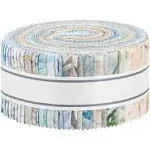 Lunn Studios Artisan Batiks Morning Mist Roll Up 40 2.5-inch Strips RU-1195-40