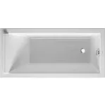 Duravit Starck 59"" x 27 1/2"" Soaking Bathtub White, 59"" L, 27-1/2"" W