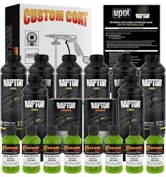 U-POL Raptor Lime Green Urethane Spray-On Truck Bed Liner Kit