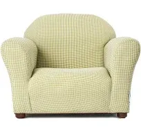 Roundy Rocking Kid&#039;S Chair, Green Gingham