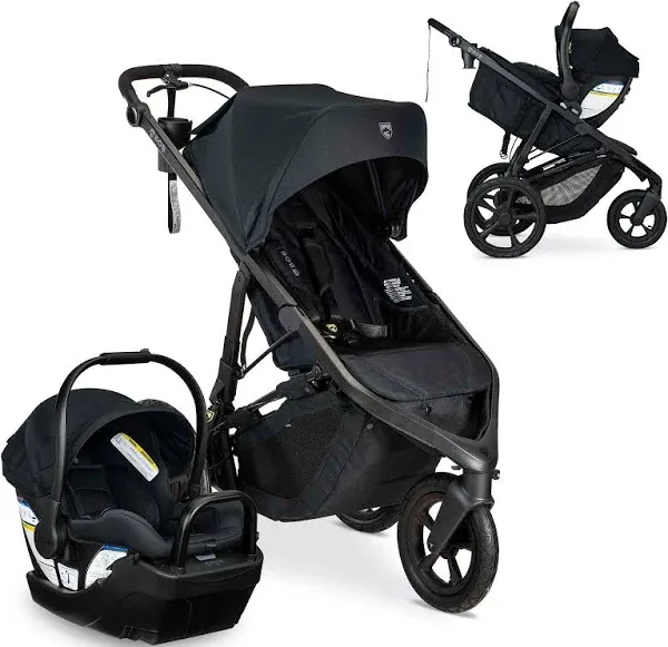 BOB Wayfinder Travel System - Infant Car Seat + Stroller (Lightweight Jogging)