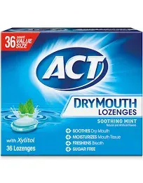 Act Dry Mouth Lozenges Mint