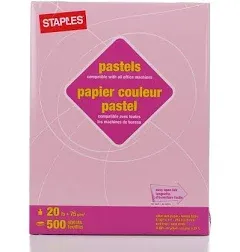 Staples Pastel Colored Copy Paper