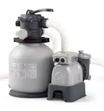 Intex Krystal Clear Sand Filter Pump for Above Ground Pools 2100 GPH Pump Flow R