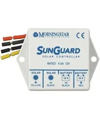 Morningstar SG-4 SunGuard 4.5 amp 12 volt Solar Charge Controller 4.5A