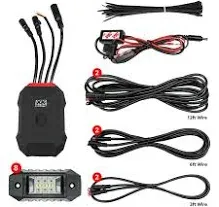 XK Glow RGBW Addressable LED Rock Light Kits