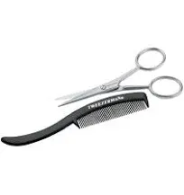 Tweezerman Moustache Scissors & Comb