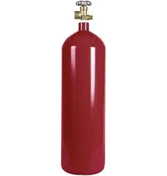 New 60 cu ft Steel Nitrogen Gas Cylinder with CGA580 Valve