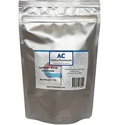 1 lb Synthetic Black Iron Oxide - Fe3O4 - 1 micron particle size