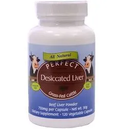 Perfect Supplements Desiccated Liver Capsules