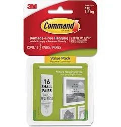 3M Command™ Small and Medium Picture Hanging Strips - 12 Pack