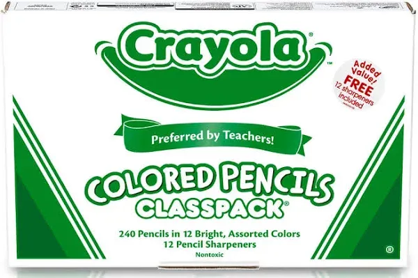 New  Crayola Colored Pencils - Set of 462