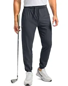 G Gradual Men's Joggers with Zipper Pockets Stretch Tapered Sweatpants Athletic Pants for Men Workout Running Gym