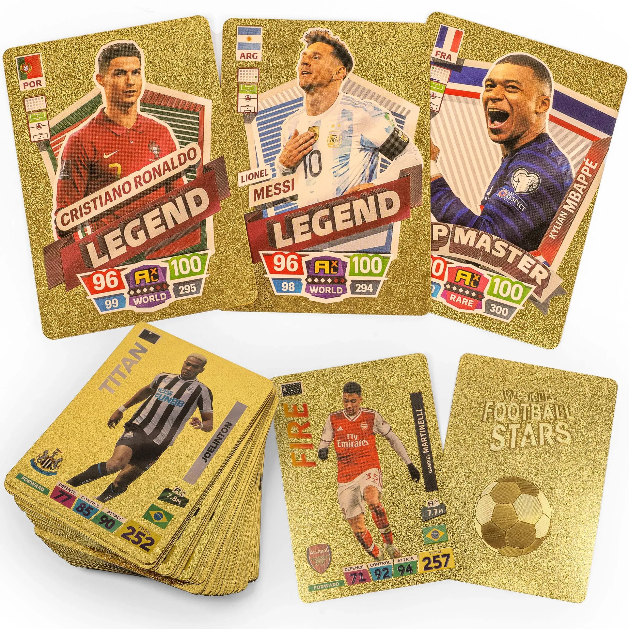 Exclusive Edition Card Set - Contains 55 of The World&#039;s Greatest Soccer Stars, D