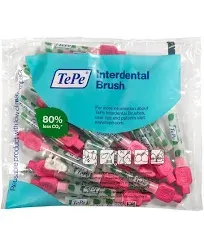 TEPE Interdental Brush Original Cleaners, Brushes Between Teeth, Pink 0.4mm