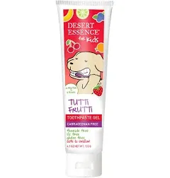 Buy Kid's Toothpaste Gel Tutti Frutti 4.7 Oz By Desert Essence | Herbspro.com