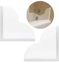 Tub Splash Guard Removable, 2 Pack Bathtub Water Splash Guards,Silicon<wbr/>e 