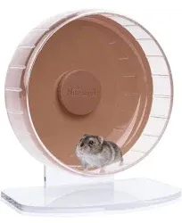 Niteangel Super-Silent Hamster Exercise Wheels: - Quiet Small, Transparent 