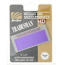 Horizontal Auto-Darkening Filter For Welding Helmets 2 Sensors 2 x 4.25 x 0.2 In