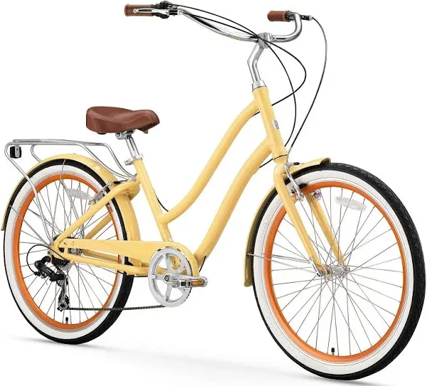 sixthreezero EVRYjourney Women's 3-Speed Step-Through Hybrid Cruiser Bicycle