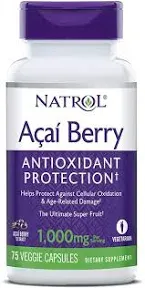 Natrol Acai Berry Antioxidant Protection Supplement 1,000 mg