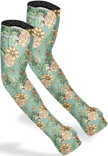 Farmers Defense Protection Sleeves - Antique Bloom - Green - S/M