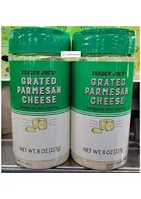 Trader Joe's Trader Jo Grated Parmesan Cheese 8oz 227g