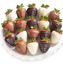 18 Berry Bites Chocolate Covered Strawberries Fun Size