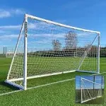 QUICKPLAY Q-Fold Soccer Goal | The 30 Second Folding Soccer Goal [Single Goal] The Best Weatherproof Soccer Net