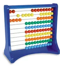 Colorful Abacus for Kids Math Learning Toy with Activity Guide Educational Fun