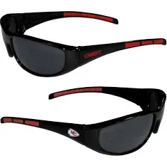 Kansas City Chiefs Wrap Sunglasses Sports NFL Glasses Fan 100% UVA/UVB, Licensed