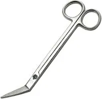 Long Handled Toenail Scissors Clippers - Podiatrist Manicure Pedicure for Seniors Elderly Men Women Ingrown Toenails Fingernail Cuticle Nail Scissor/Shear Stainless Steel (6 Inch)