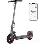 Sisigad 10" Tires Electric Scooter Adults, 500W Motor, 20 MPH Top Speed, 26 Miles Range, Portable Folding Commuting Electric Scooter with Shock