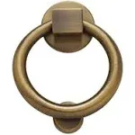 Baldwin 0195050 Ring Door Knocker, Antique Brass