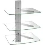 3 Shelf Floating Entertainment Center Shelves Holds Up to 17.6lbs Strengthened